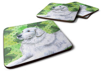 Load image into Gallery viewer, Maremma Sheepdog St Patrick's Foam Coaster  BB9849FC