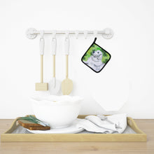 Load image into Gallery viewer, Maremma Sheepdog St Patrick's Pot Holders - Set of 2 - Heat-Resistant Kitchen Essentials BB9849PTHD