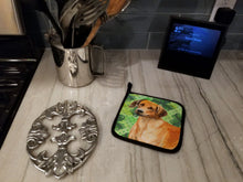 Load image into Gallery viewer, Rhodesian Ridgeback St Patrick's Pot Holders - Set of 2 - Heat-Resistant Kitchen Essentials BB9850PTHD