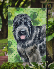 Load image into Gallery viewer, Black Russian Terrier St Patrick's Garden Flag - Outdoor Decorative Yard Flag BB9851GF