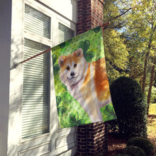 Load image into Gallery viewer, Shiba Inu St Patrick's Flag Canvas House Size BB9852CHF