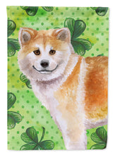 Load image into Gallery viewer, Shiba Inu St Patrick's Flag Canvas House Size BB9852CHF