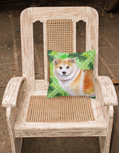 Load image into Gallery viewer, Shiba Inu St Patrick's Fabric Decorative Pillow BB9852PW1818