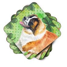 Load image into Gallery viewer, Saint Bernard St Patrick's Foam Coaster  BB9853FC