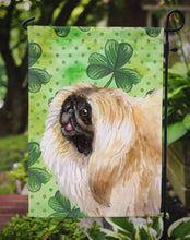 Load image into Gallery viewer, Pekingese St Patrick's Garden Flag - Outdoor Decorative Yard Flag BB9855GF