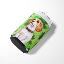 Load image into Gallery viewer, Beagle St Patrick's Can or Bottle Hugger BB9860CC
