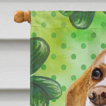 Load image into Gallery viewer, Beagle St Patrick's Flag Canvas House Size BB9860CHF