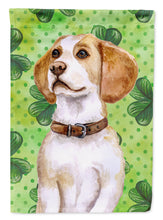 Load image into Gallery viewer, Beagle St Patrick's Flag Canvas House Size BB9860CHF