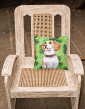 Load image into Gallery viewer, Beagle St Patrick's Fabric Decorative Pillow BB9860PW1818