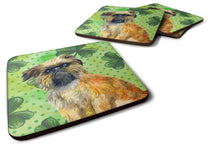 Load image into Gallery viewer, Brussels Griffon St Patrick's Foam Coaster  BB9861FC