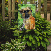 Load image into Gallery viewer, Brussels Griffon St Patrick's Garden Flag - Outdoor Decorative Yard Flag BB9861GF