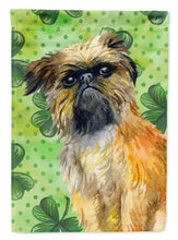 Load image into Gallery viewer, Brussels Griffon St Patrick's Garden Flag - Outdoor Decorative Yard Flag BB9861GF
