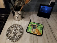 Load image into Gallery viewer, Brussels Griffon St Patrick's Pot Holders - Set of 2 - Heat-Resistant Kitchen Essentials BB9861PTHD
