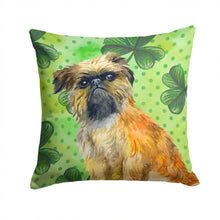 Load image into Gallery viewer, Brussels Griffon St Patrick's Throw Pillow - 14x14 Decorative Pillow – Art for Your Home &amp; Patio BB9861PW1414