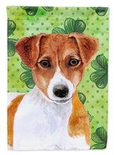 Load image into Gallery viewer, Jack Russell Terrier St Patrick's Flag Canvas House Size BB9863CHF