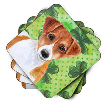 Load image into Gallery viewer, Jack Russell Terrier St Patrick's Foam Coaster  BB9863FC