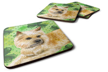 Load image into Gallery viewer, Cairn Terrier St Patrick's Foam Coaster  BB9864FC