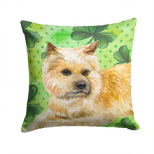 Load image into Gallery viewer, Cairn Terrier St Patrick's Throw Pillow - 14x14 Decorative Pillow – Art for Your Home &amp; Patio BB9864PW1414