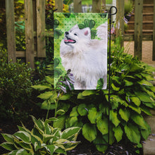 Load image into Gallery viewer, Samoyed St Patrick's Garden Flag - Outdoor Decorative Yard Flag BB9865GF