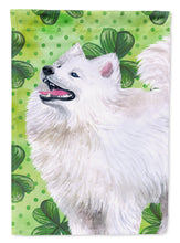 Load image into Gallery viewer, Samoyed St Patrick's Garden Flag - Outdoor Decorative Yard Flag BB9865GF