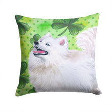Load image into Gallery viewer, Samoyed St Patrick's Throw Pillow - 14x14 Decorative Pillow – Art for Your Home &amp; Patio BB9865PW1414