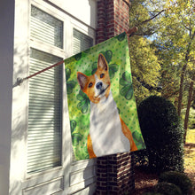 Load image into Gallery viewer, Basenji St Patrick's Flag Canvas House Size BB9866CHF