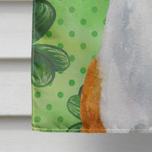 Load image into Gallery viewer, Basenji St Patrick's Flag Canvas House Size BB9866CHF