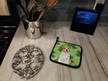 Load image into Gallery viewer, Basenji St Patrick's Pot Holders - Set of 2 - Heat-Resistant Kitchen Essentials BB9866PTHD