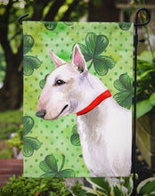 Load image into Gallery viewer, Bull Terrier St Patrick's Garden Flag - Outdoor Decorative Yard Flag BB9867GF