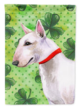 Load image into Gallery viewer, Bull Terrier St Patrick's Garden Flag - Outdoor Decorative Yard Flag BB9867GF