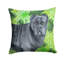 Load image into Gallery viewer, Cane Corso St Patrick's Throw Pillow - 14x14 Decorative Pillow – Art for Your Home &amp; Patio BB9868PW1414