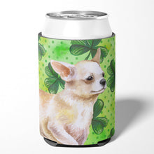 Load image into Gallery viewer, Chihuahua Leg up St Patrick's Can or Bottle Hugger
