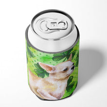 Load image into Gallery viewer, Chihuahua Leg up St Patrick's Can or Bottle Hugger