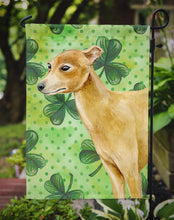 Load image into Gallery viewer, Italian Greyhound St Patrick's Garden Flag - Outdoor Decorative Yard Flag BB9872GF