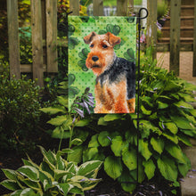 Load image into Gallery viewer, Welsh Terrier St Patrick's Garden Flag - Outdoor Decorative Yard Flag BB9874GF