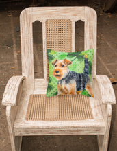 Load image into Gallery viewer, Welsh Terrier St Patrick's Fabric Decorative Pillow BB9874PW1818