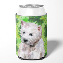 Load image into Gallery viewer, Westie St Patrick's Can or Bottle Hugger BB9875CC