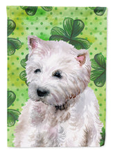 Load image into Gallery viewer, Westie St Patrick's Flag Canvas House Size BB9875CHF