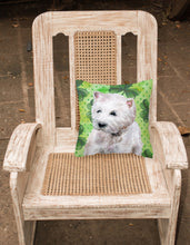 Load image into Gallery viewer, Westie St Patrick's Fabric Decorative Pillow BB9875PW1818