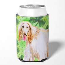 Load image into Gallery viewer, Afghan Hound St Patrick's Can or Bottle Hugger BB9876CC