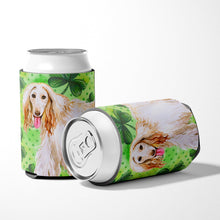 Load image into Gallery viewer, Afghan Hound St Patrick's Can or Bottle Hugger BB9876CC