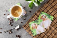 Load image into Gallery viewer, Afghan Hound St Patrick's Foam Coaster  BB9876FC