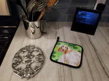 Load image into Gallery viewer, Afghan Hound St Patrick's Pot Holders - Set of 2 - Heat-Resistant Kitchen Essentials BB9876PTHD