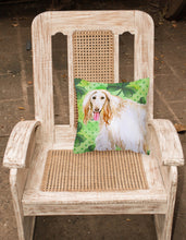 Load image into Gallery viewer, Afghan Hound St Patrick's Fabric Decorative Pillow BB9876PW1818