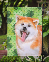 Load image into Gallery viewer, Akita St Patrick's Garden Flag - Outdoor Decorative Yard Flag BB9877GF