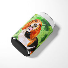 Load image into Gallery viewer, Basset Hound St Patrick's Can or Bottle Hugger BB9878CC