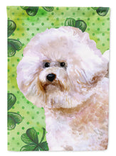 Load image into Gallery viewer, Bichon Frise #2 St Patrick's Flag Canvas House Size BB9879CHF