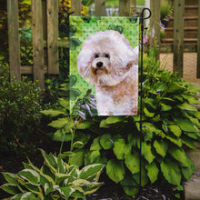 Load image into Gallery viewer, Bichon Frise #2 St Patrick's Garden Flag - Outdoor Decorative Yard Flag BB9879GF