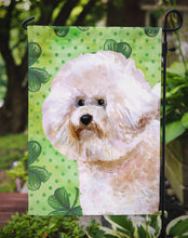 Load image into Gallery viewer, Bichon Frise #2 St Patrick's Garden Flag - Outdoor Decorative Yard Flag BB9879GF