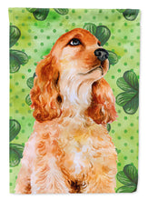 Load image into Gallery viewer, Cocker Spaniel St Patrick's Garden Flag - Outdoor Decorative Yard Flag BB9880GF